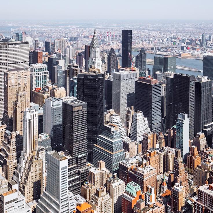City skyline in Amsterdam, Netherlands